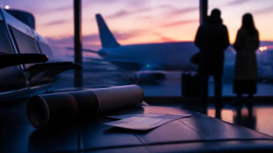 Flying somewhere for one exhibition