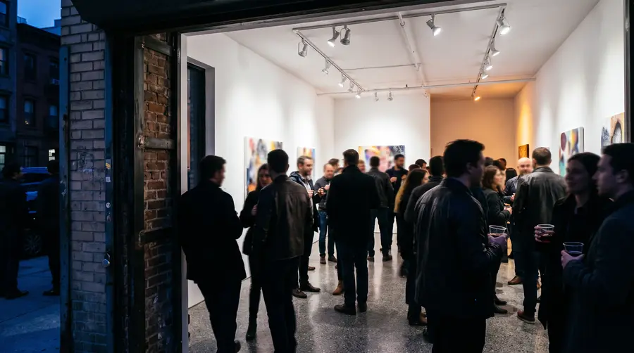 Chelsea gallery district, gallery in New York